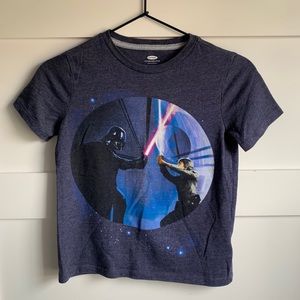 OLD NAVY x STAR WARS | Luke & Darth Vader Tee Sm